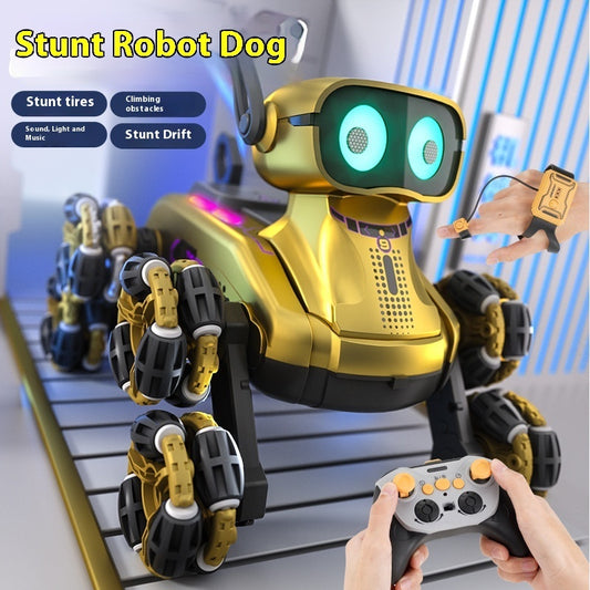 Mechanical Dog Stunt Remote Control Toy Car