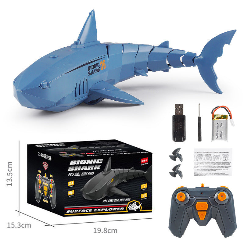 2.4G Remote Control Water Jet Shark Funny Water Spray Simulation Whale Animals Submarine Remote Control Fish