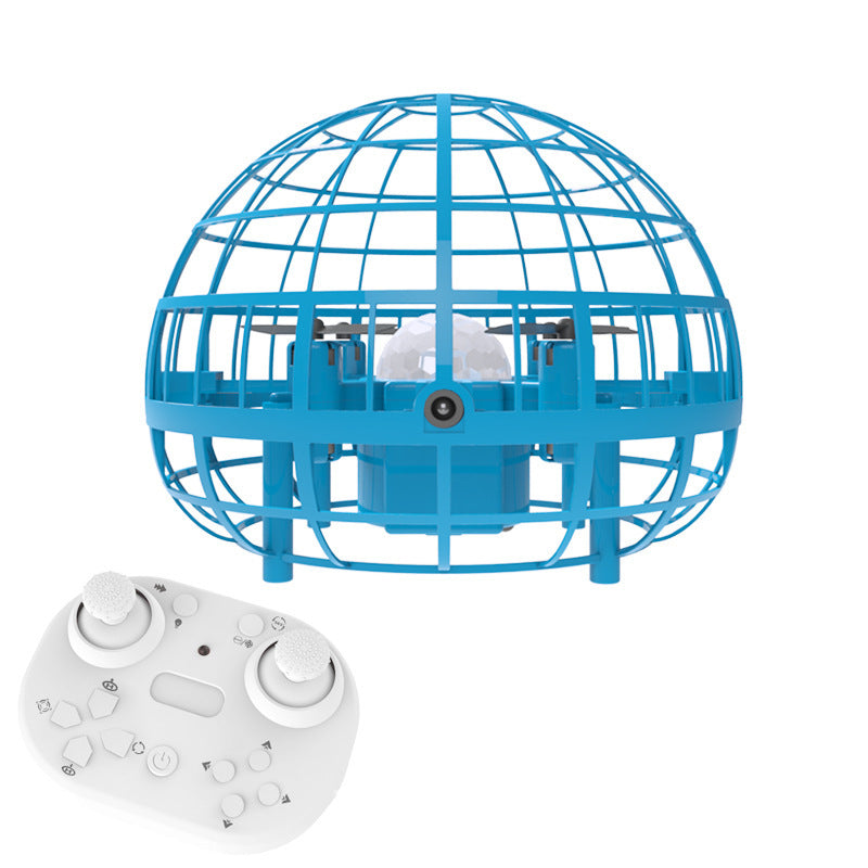 Suspended ball induction quadcopter children's toy