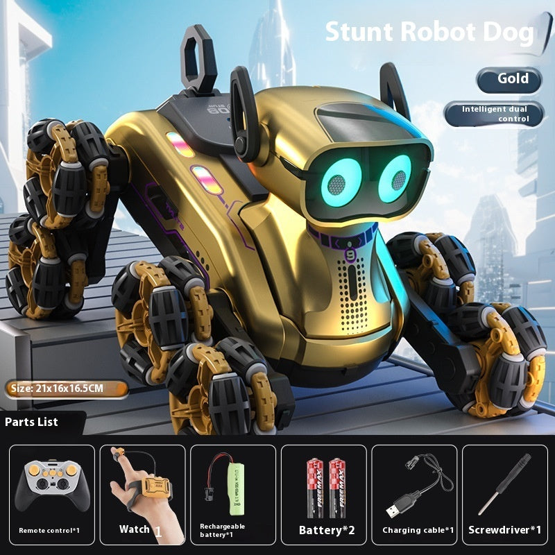 Mechanical Dog Stunt Remote Control Toy Car