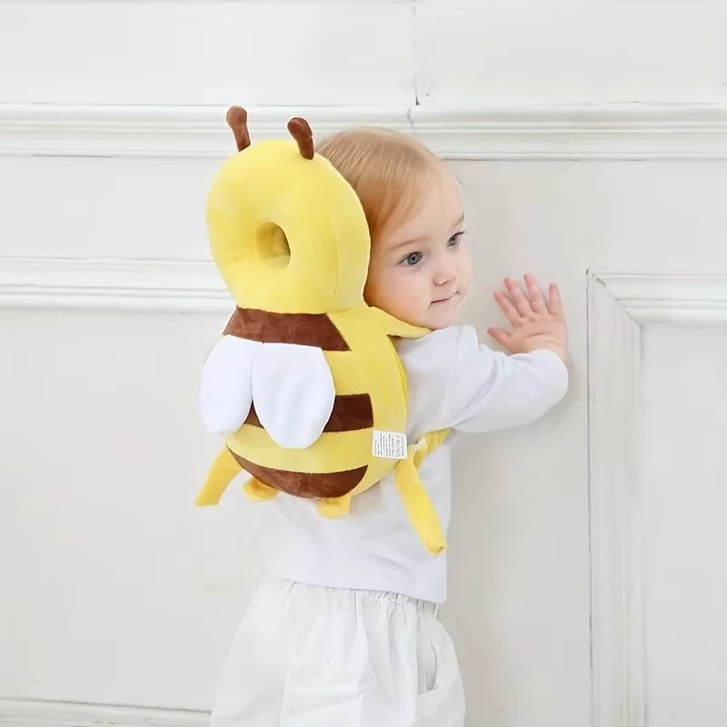 Head Back Protector Baby Protect Pillow Learn Walk Headgear Prevent Injured Safety Pad Prevention Fall Cartoon Bee Kids Pillows