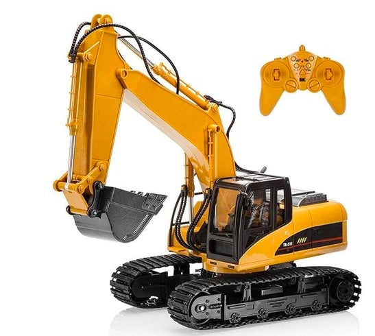 Channel remote control excavator alloy version 2.4G wireless remote control vehicle engineering vehicle excavator children's toys